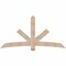 Ekena Millwork Alberta Smooth Timber Gable Bracket, Douglas Fir, 84"W x 42"H x 5 1/2"D x 5 1/2"F, 12/12 Pitch GBW084X42X0606ALB00SDF - alternate 1